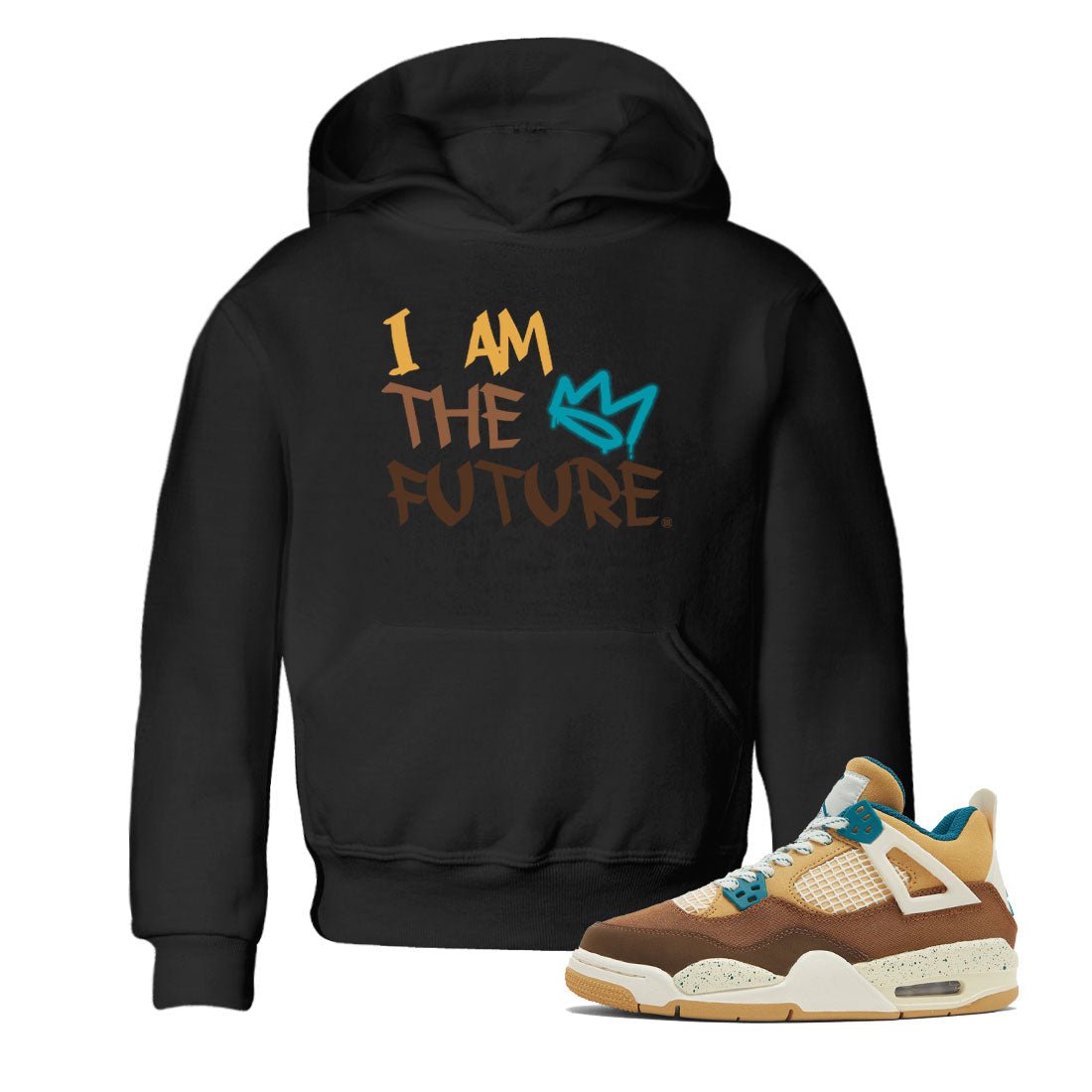 I Am The Future SNRT Sneaker Tee Kids - Air Jordan 4 Cacao Wow - SNRT Sneaker Tee