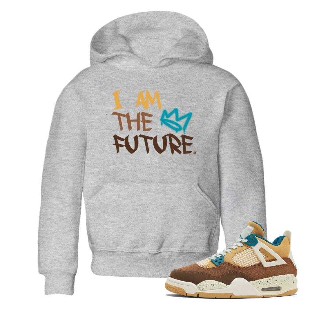 I Am The Future SNRT Sneaker Tee Kids - Air Jordan 4 Cacao Wow - SNRT Sneaker Tee