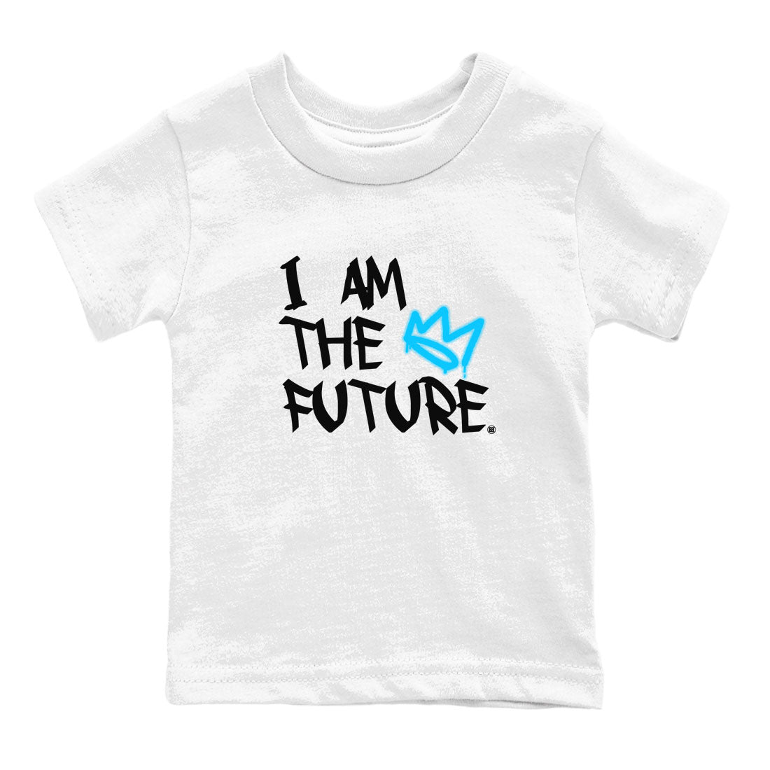 AJ9 Powder Blue shirt to match jordans I Am The Future sneaker tees Air Jordan 9 Retro Powder Blue SNRT sneaker release tees baby toddler White 2 cotton Shirt