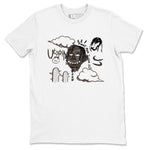 1s Travis Scott Velvet Brown shirts to match jordans I Can Fly best t shirts to wear with jordans Travis Scott x Air Jordan 1 Low OG Velvet Brown match shoes to clothes SNRT Sneaker Tees unisex cotton White 2 shirts