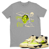 I Can Fly SNRT Sneaker Tees - Jordan Jumpman Jack Travis Scott Bright Cactus