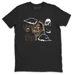 Jordan Jumpman Jack Travis Scott Dark Mocha shirts to match jordans I Can Fly sneaker match tees Jordan Jumpman Jack Travis Scott Dark Mocha SNRT Sneaker Tees streetwear brand Black 2 unisex cotton tee