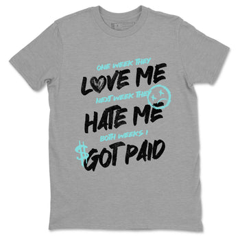 Sneaker Threads – Sneaker Tees To Match Adidas Harden Vol. 9 Uno Chain – I Got Paid Graphic Tee Heather Grey 2. Perfect for Jordan releases 2025 colorways.