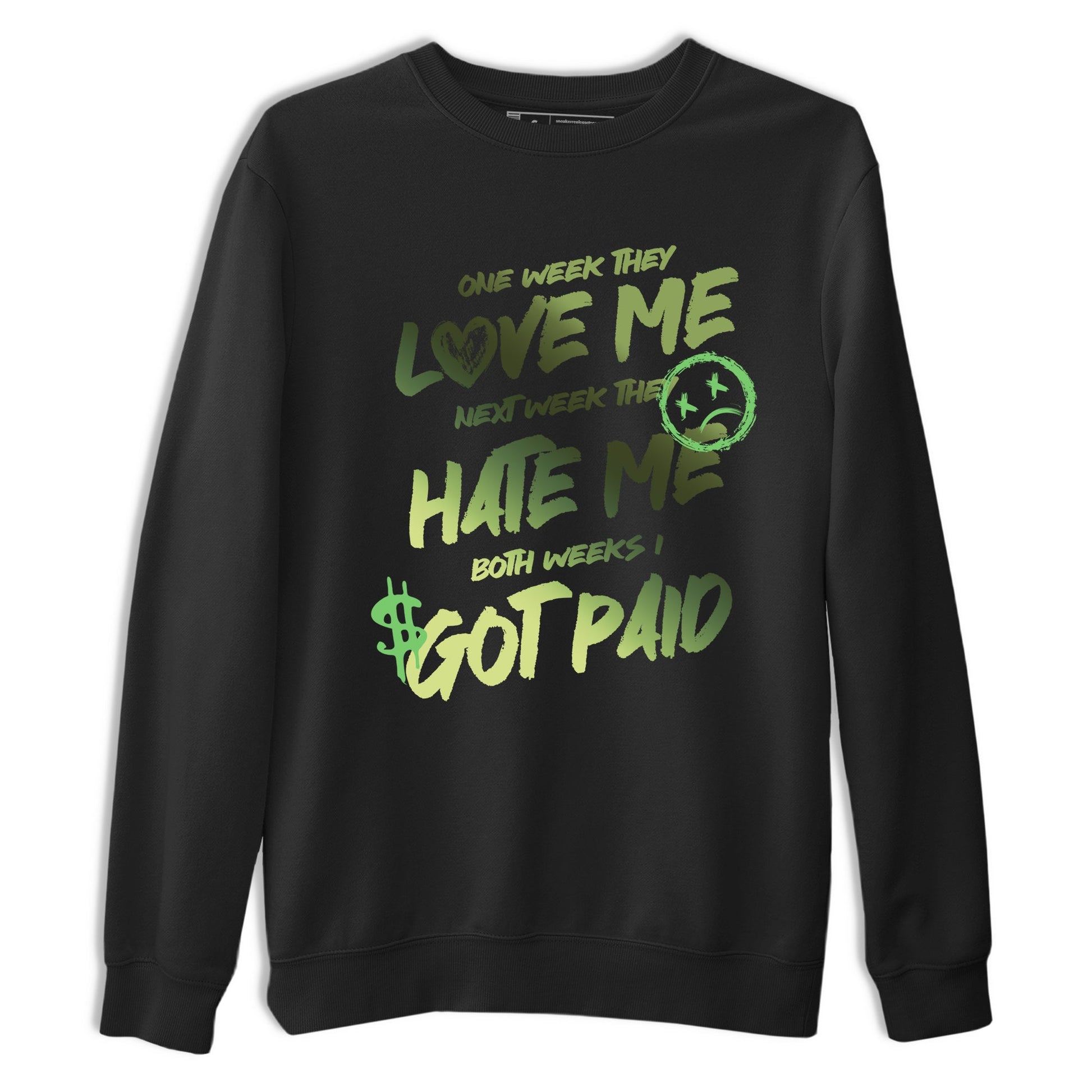Sneaker match tees – Sneaker Tees To Match Air Foamposite One Pine Green Shoes – I Got Paid Tee Black 2