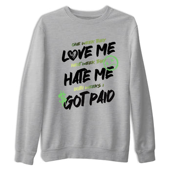 Sneaker match tees – Sneaker Tees To Match Air Foamposite One Pine Green Shoes – I Got Paid Tee Heather Grey 2