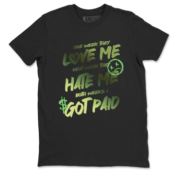 Sneaker match tees – Sneaker Tees To Match Air Foamposite One Pine Green Shoes – I Got Paid Tee Black 2