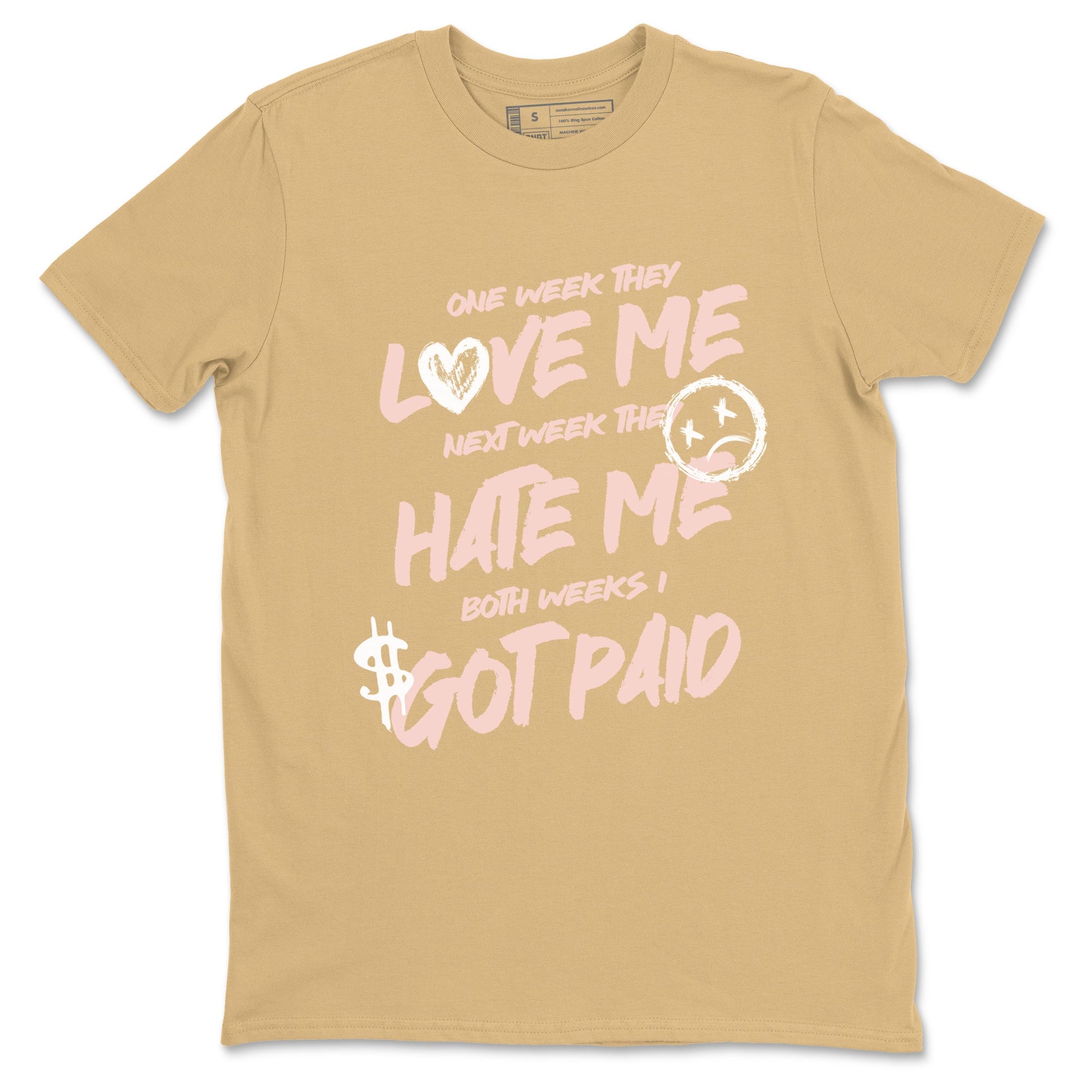 AF1 Linen shirts to match jordans I Got Paid sneaker match tees Air Force 1 Linen match shoes to clothes SNRT Sneaker Tees unisex cotton Old Gold 2 shirts