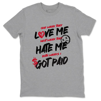 1s '85 Bred shirts to match jordans I Got Paid best t shirts to wear with jordans Air Jordan 1 High '85 Bred match shoes to clothes SNRT Sneaker Tees unisex cotton Heather Grey 2 shirts