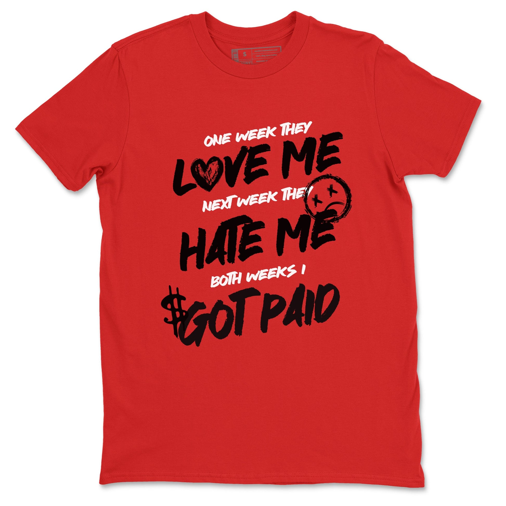 1s '85 Bred shirts to match jordans I Got Paid best t shirts to wear with jordans Air Jordan 1 High '85 Bred match shoes to clothes SNRT Sneaker Tees unisex cotton Red 2 shirts