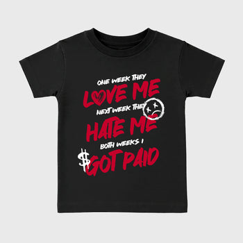 Sneaker match tees – Sneaker Tees To Match Air Jordan 1 Banned Shoes – I Got Paid Kids T-Shirt Black 2