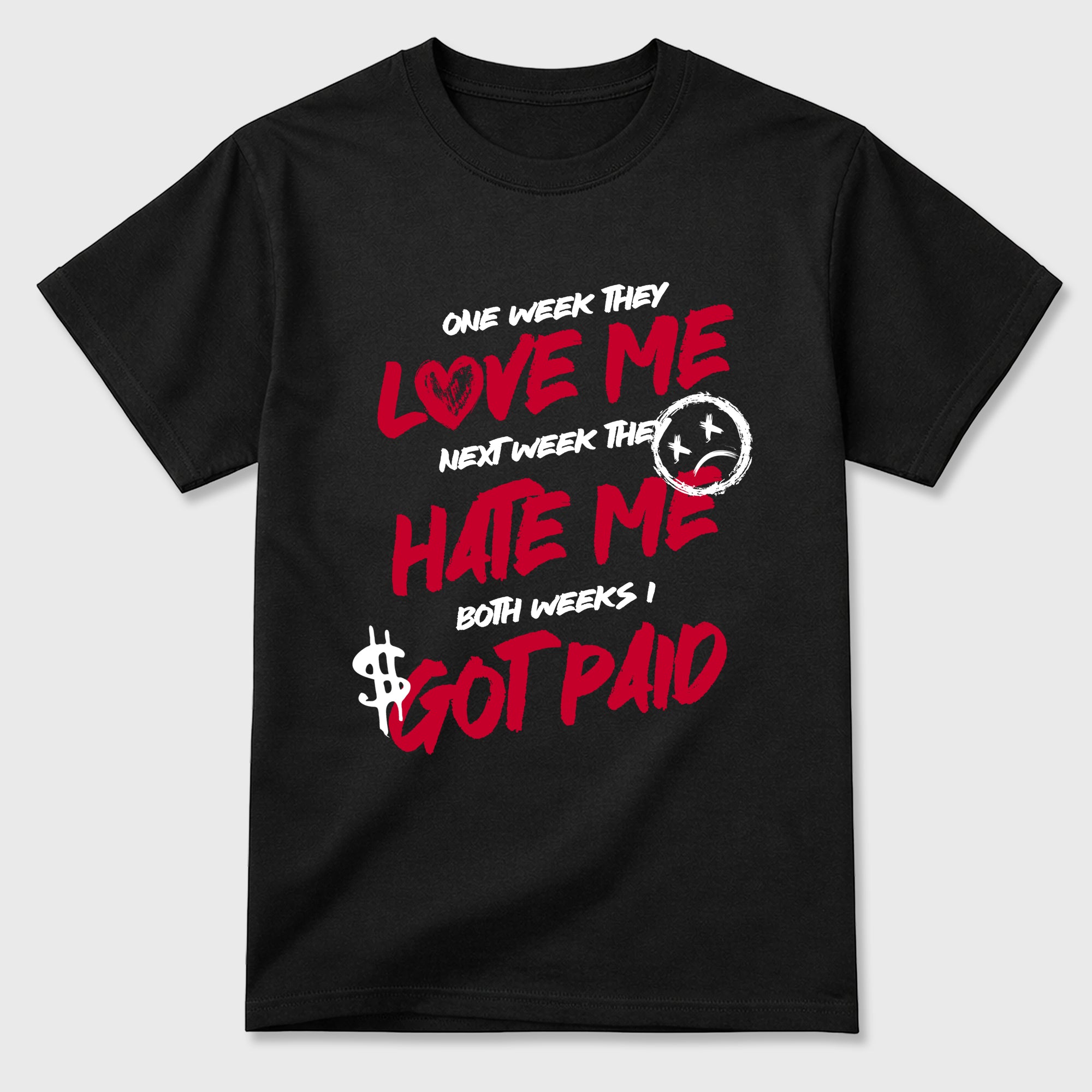 Sneaker match tees – Sneaker Tees To Match Air Jordan 1 Banned Shoes – I Got Paid Tee Black 2