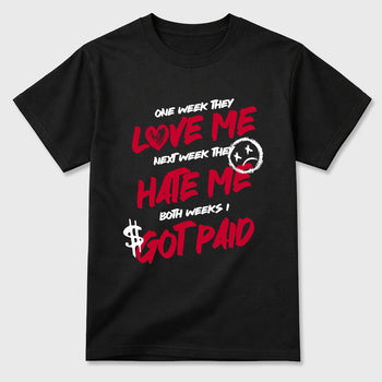 Sneaker match tees – Sneaker Tees To Match Air Jordan 1 Banned Shoes – I Got Paid Tee Black 2