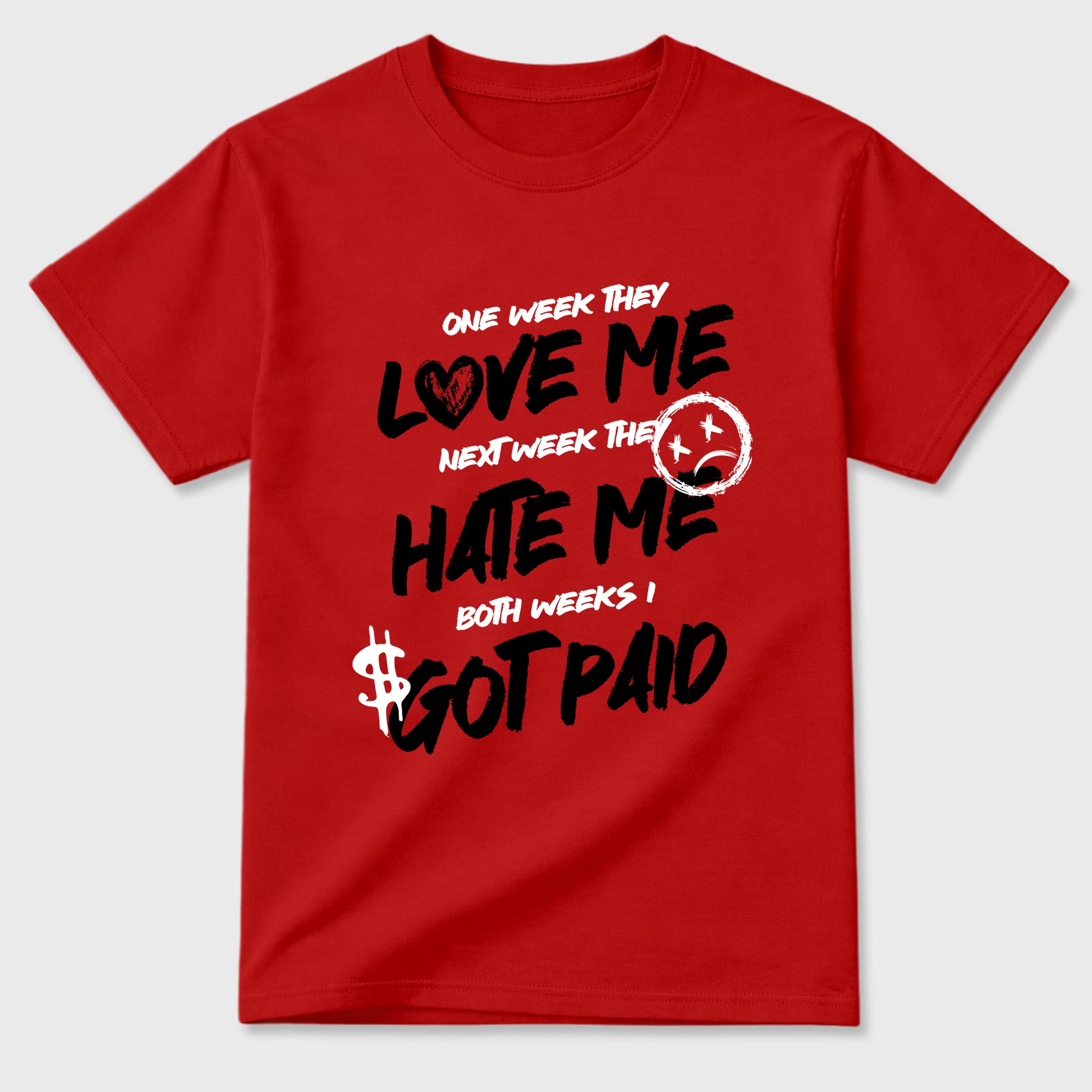 Sneaker match tees – Sneaker Tees To Match Air Jordan 1 Banned Shoes – I Got Paid Tee Red 2
