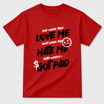 Sneaker match tees – Sneaker Tees To Match Air Jordan 1 Banned Shoes – I Got Paid Tee Red 2