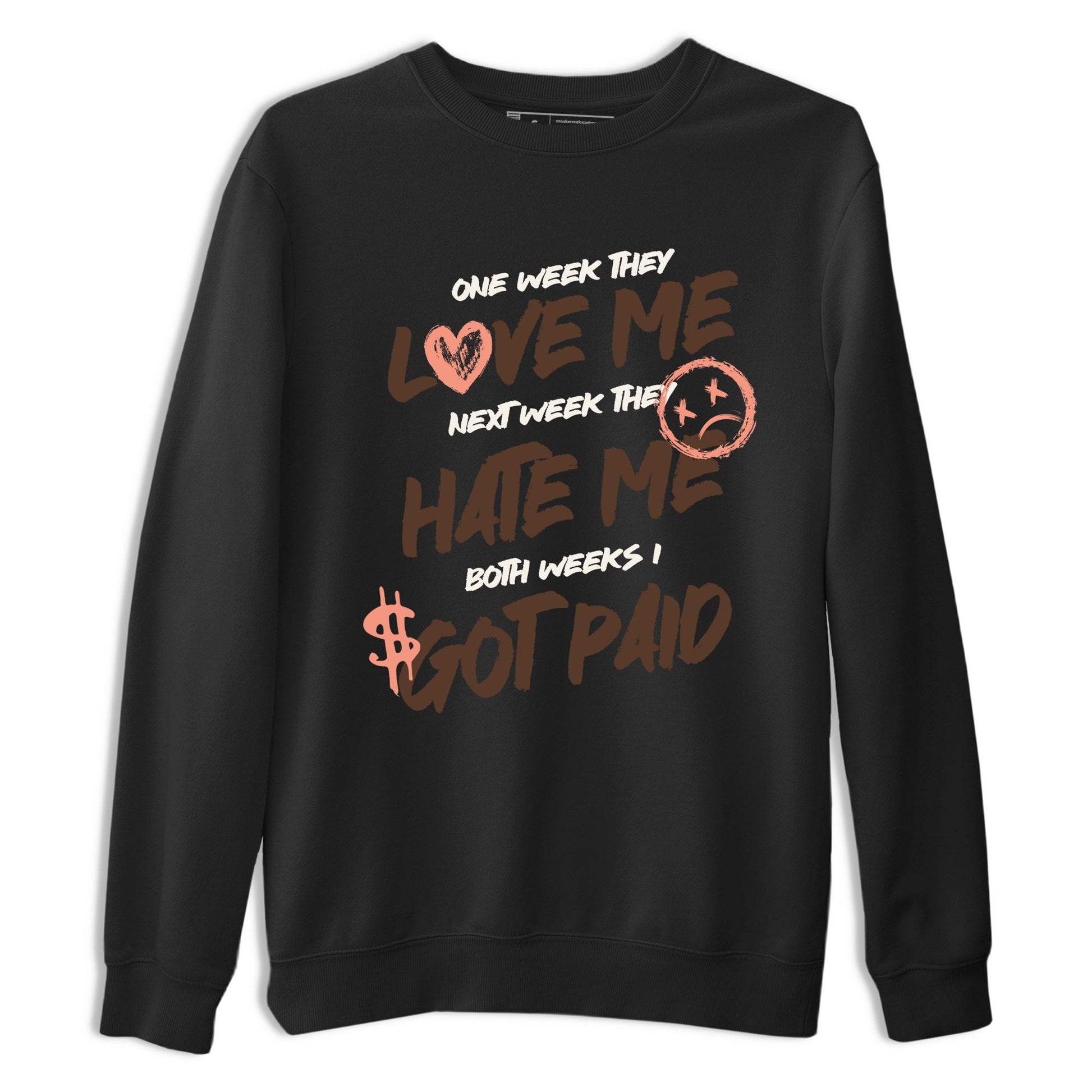 Sneaker match tees – Sneaker Tees To Match Air Jordan 1 Baroque Brown Shoes – I Got Paid Tee Black 2