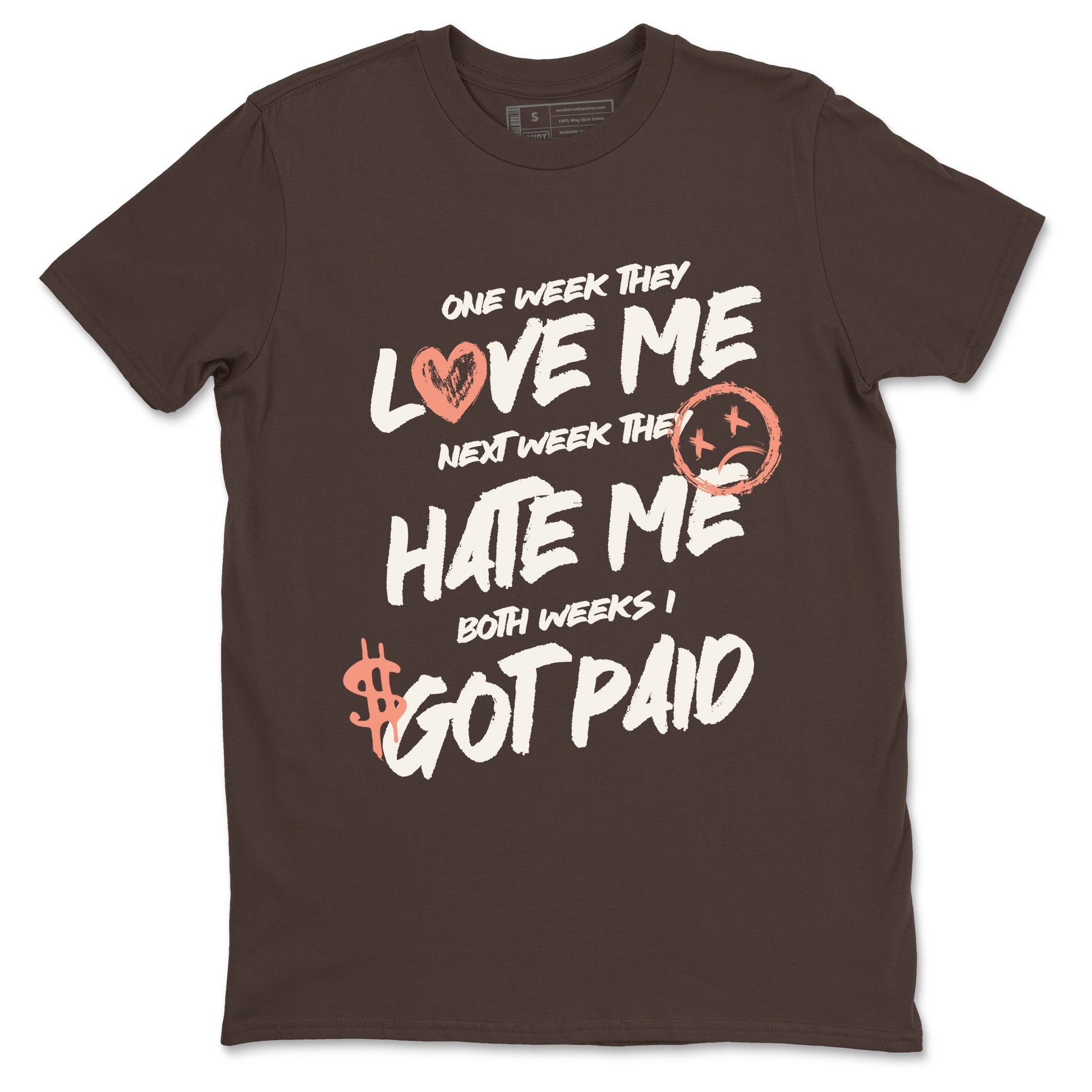 Sneaker match tees – Sneaker Tees To Match Air Jordan 1 Baroque Brown Shoes – I Got Paid Tee Dark Chocolate 2