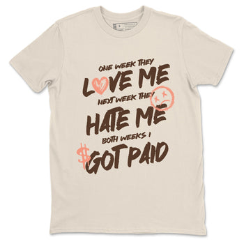 Sneaker match tees – Sneaker Tees To Match Air Jordan 1 Baroque Brown Shoes – I Got Paid Tee Natural 2