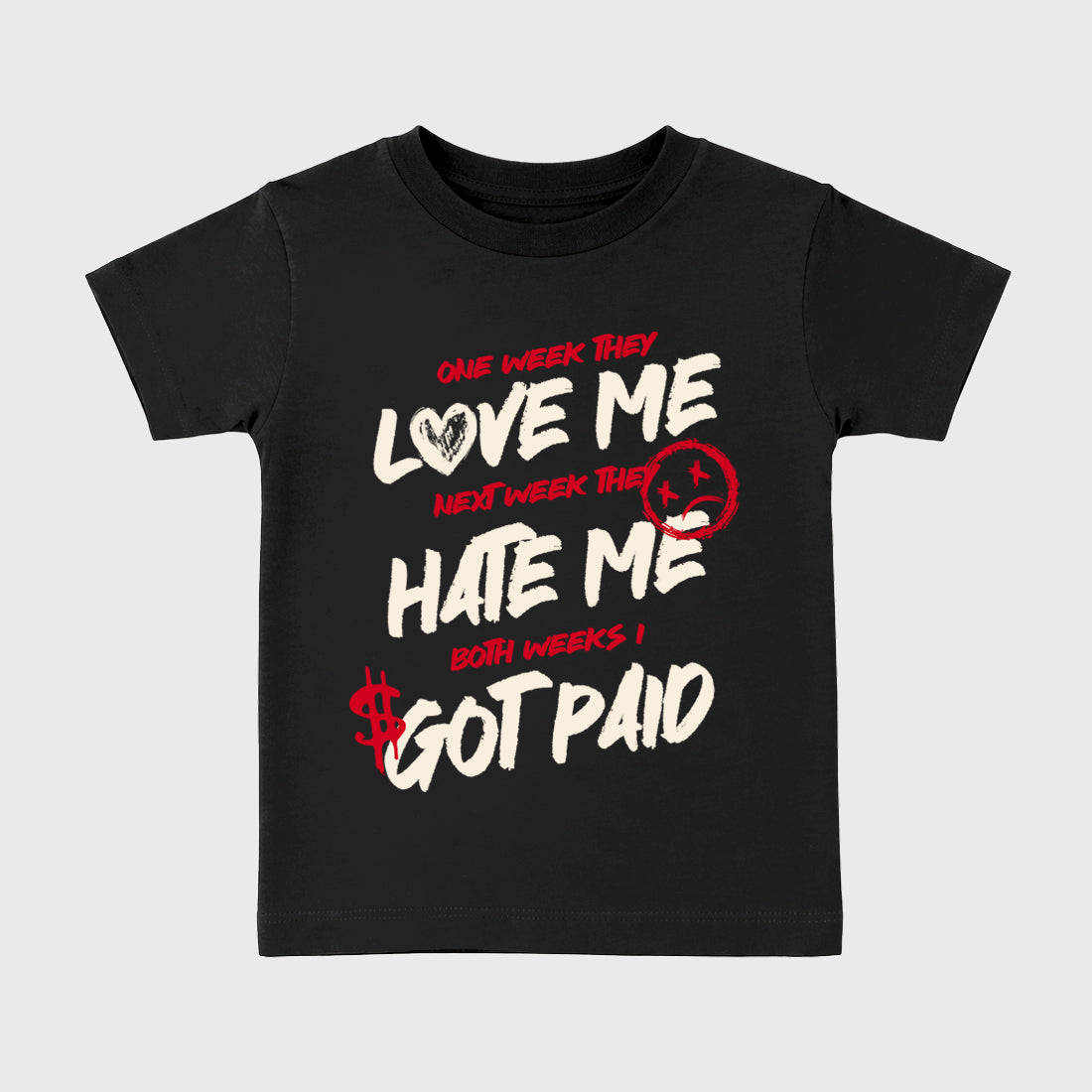 Sneaker match tees – Sneaker Tees To Match Air Jordan 1 Flight Club Shoes – I Got Paid Kids T-Shirt Black 2