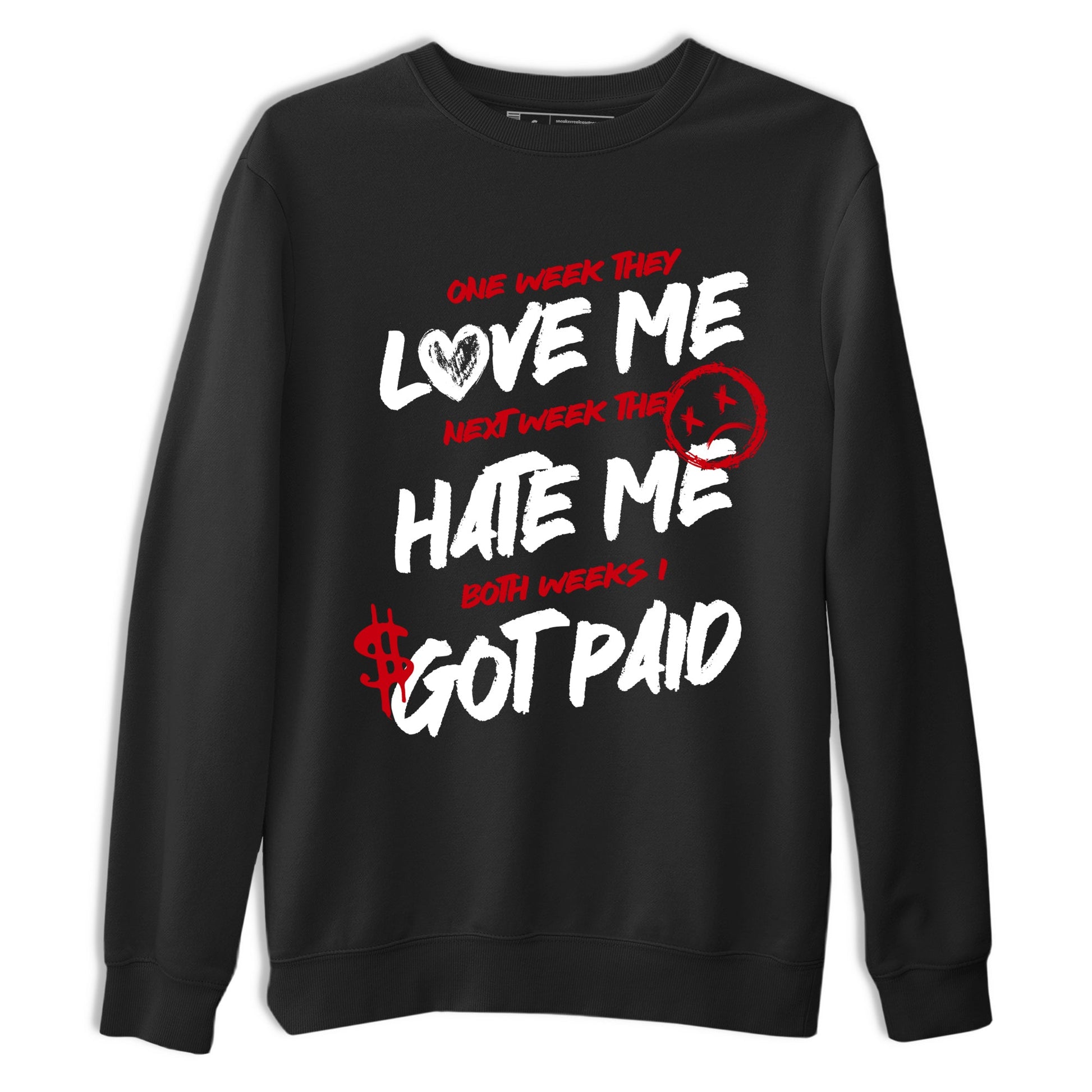 Best Sneakerfit graphic tee – Sneaker Tees To Match Air Jordan 1 Low Chicago Sneakers – I Got Paid Tee Black 2