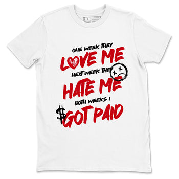 Best Sneakerfit graphic tee – Sneaker Tees To Match Air Jordan 1 Low Chicago Sneakers – I Got Paid Tee White 2