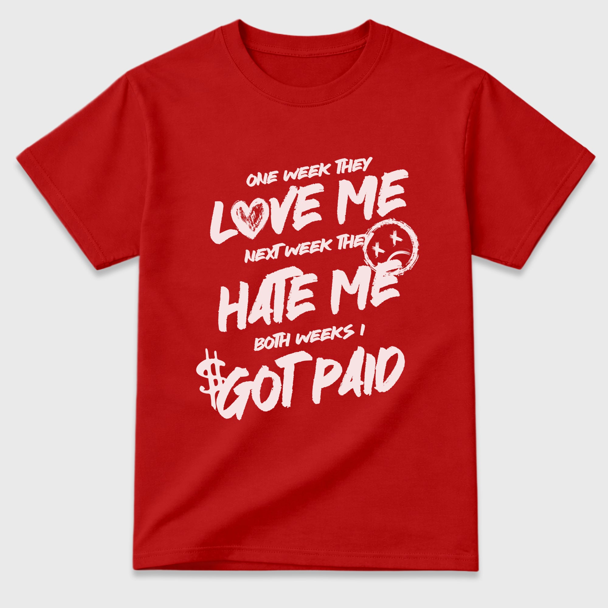 I Got Paid Graphic T-Shirt featuring original streetwear artwork designed to match the Air Jordan 1 Nails and Grails. Red 2 Graphic T-Shirt.
