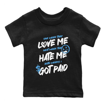 1s Obsidian shirts to match jordans I Got Paid shirts to match Jordans AJ1 Retro Low OG Obsidian match shoes to clothes SNRT Sneaker Tees Youth Baby Black 2 tee