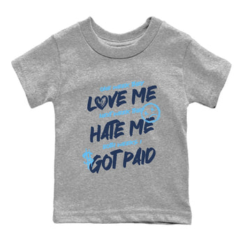 1s Obsidian shirts to match jordans I Got Paid shirts to match Jordans AJ1 Retro Low OG Obsidian match shoes to clothes SNRT Sneaker Tees Youth Baby Heather Grey 2 tee