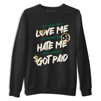 Sneaker Threads – Sneaker Tees To Match Air Jordan 1 Pro Green – I Got Paid Graphic Tee Black 2. Perfect for Jordan releases 2025 colorways.