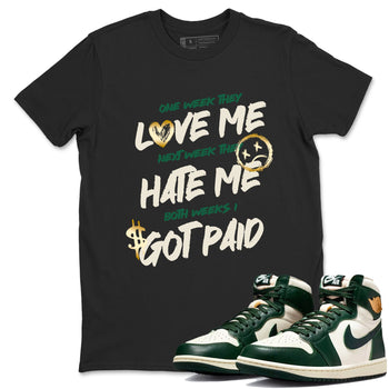 Sneaker Threads – Sneaker Tees To Match Air Jordan 1 Pro Green – I Got Paid Graphic Tee Black 1. Perfect for Jordan releases 2025 colorways.