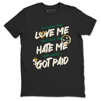 Sneaker Threads – Sneaker Tees To Match Air Jordan 1 Pro Green – I Got Paid Graphic Tee Black 2. Perfect for Jordan releases 2025 colorways.