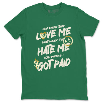 Sneaker Threads – Sneaker Tees To Match Air Jordan 1 Pro Green – I Got Paid Graphic Tee Kelly Green 2. Perfect for Jordan releases 2025 colorways.