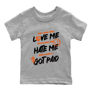 Sneaker match tees – Sneaker Tees To Match Air Jordan 1 Shattered Backboard Shoes – I Got Paid Kids T-Shirt Heather Grey 2