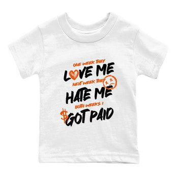 Sneaker match tees – Sneaker Tees To Match Air Jordan 1 Shattered Backboard Shoes – I Got Paid Kids T-Shirt White 2