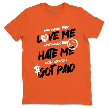 Sneaker match tees – Sneaker Tees To Match Air Jordan 1 Shattered Backboard Shoes – I Got Paid Tee Orange 2