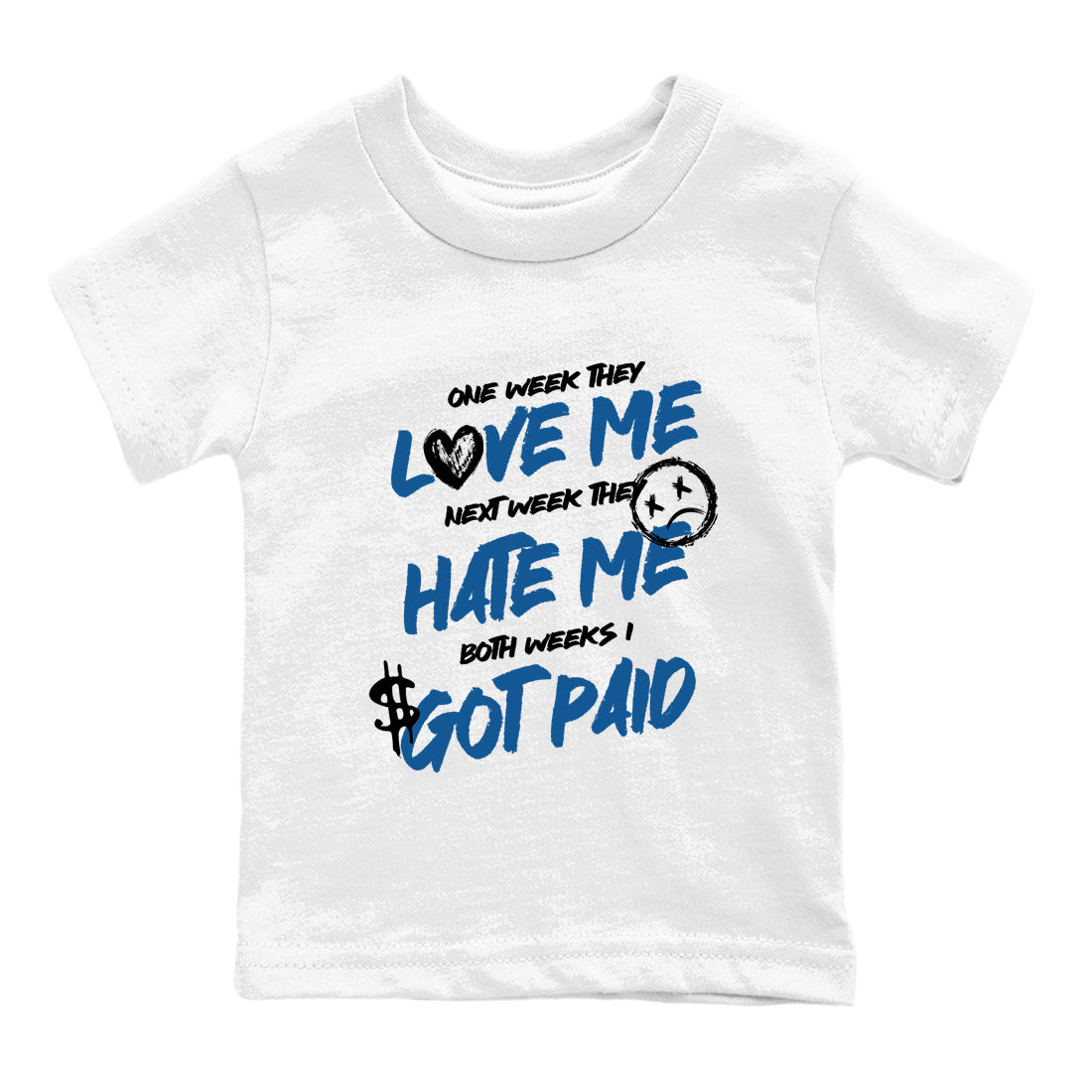 Sneaker Threads – Sneaker Threads To Match Air Jordan 1 Travis Scott Fragment Shoes – I Got Paid Kids T-Shirt White 2