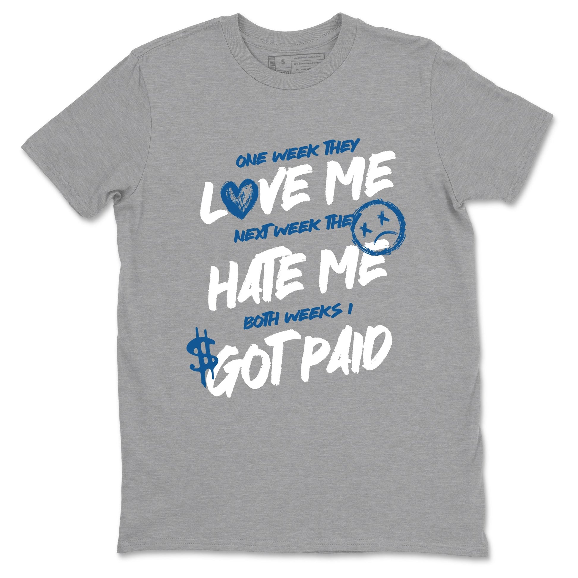 Sneaker Threads – Sneaker Threads To Match Air Jordan 1 Travis Scott Fragment Shoes – I Got Paid Tee Heather Grey 2