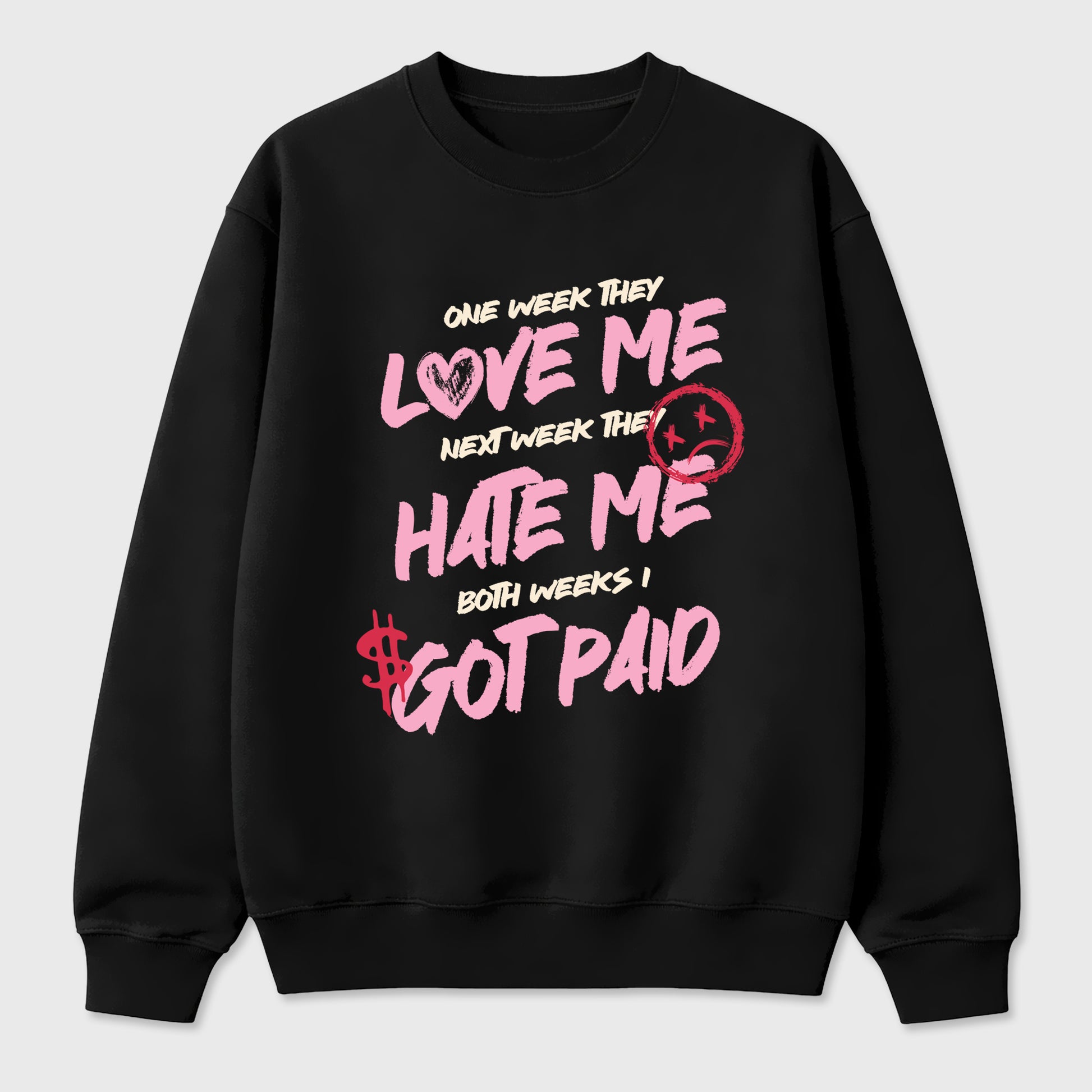 Perfect Sneakerhead Fashion Outfits – Sneaker Tees To Match Air Jordan 1 Low OG x Travis Scott Tropical Pink Shoes – I Got Paid Graphic Tee Black 2