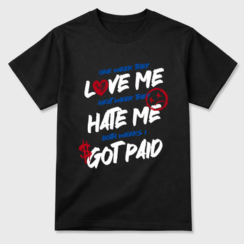 Sneaker match tees – Sneaker Tees To Match Air Jordan 1 Union x Fragment Shoes – I Got Paid Tee Black 2