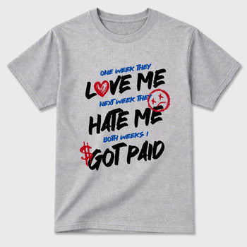 Sneaker match tees – Sneaker Tees To Match Air Jordan 1 Union x Fragment Shoes – I Got Paid Tee Heather Grey 2