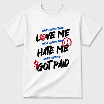 Sneaker match tees – Sneaker Tees To Match Air Jordan 1 Union x Fragment Shoes – I Got Paid Tee White 2