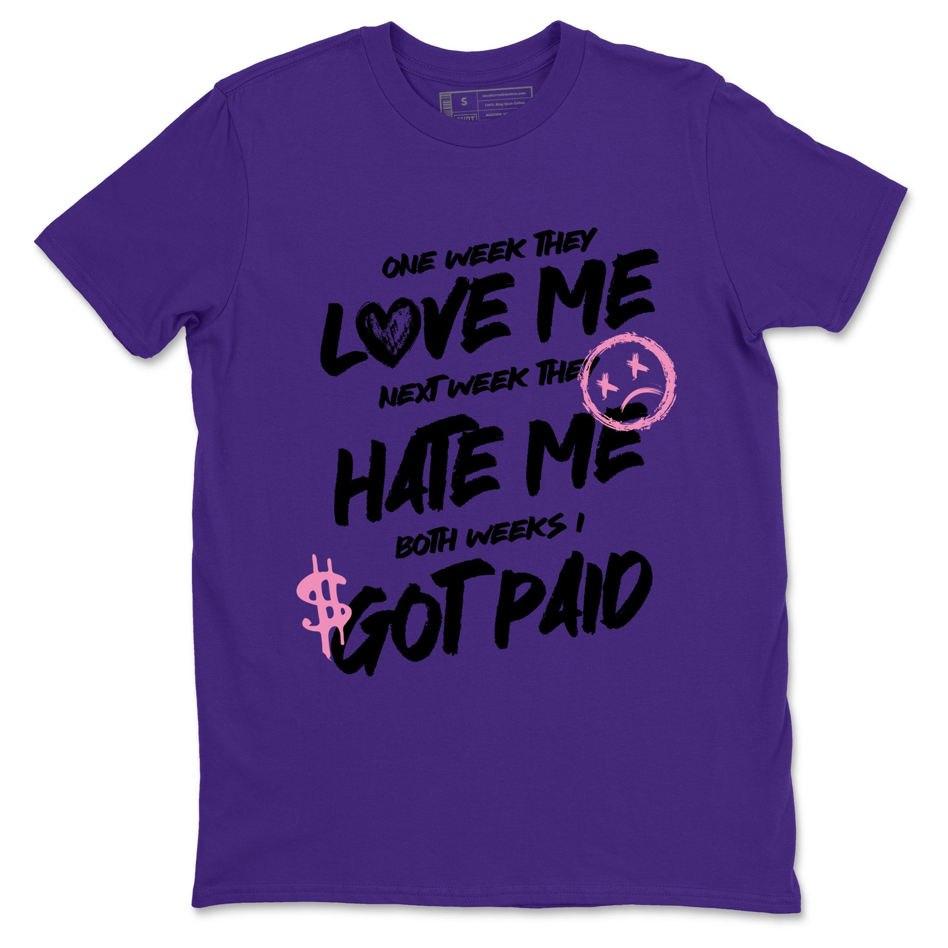 Sneaker match tees – Sneaker Tees To Match Air Jordan 11 Canyon Purple Shoes – I Got Paid Tee Purple 2