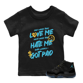 Sneaker Threads – Sneaker Tees To Match Air Jordan 11 Retro Gamma – I Got Paid Youth Graphic Tee Black 1. Perfect for Jordan releases 2025 colorways.