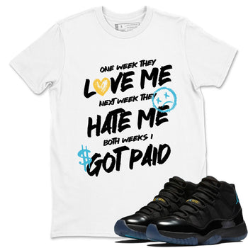 Sneaker Threads – Sneaker Tees To Match Air Jordan 11 Retro Gamma – I Got Paid Graphic Tee White 1. Perfect for Jordan releases 2025 colorways.