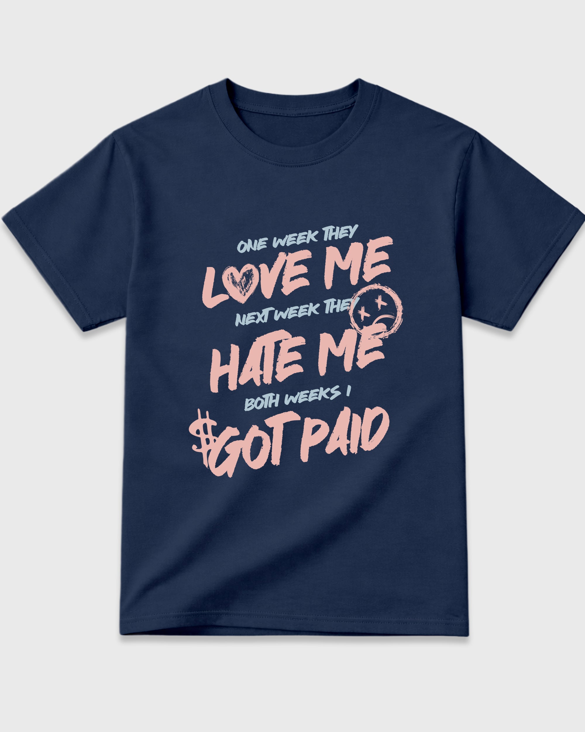 I Got Paid Graphic T-Shirt featuring original streetwear artwork designed to match the Air Jordan 11 Made For Locals. Navy 2 Graphic T-Shirt.
