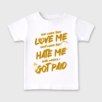 Sneaker match tees – Sneaker Tees To Match Air Jordan 11 Mother's Day Shoes – I Got Paid Kids T-Shirt White 2