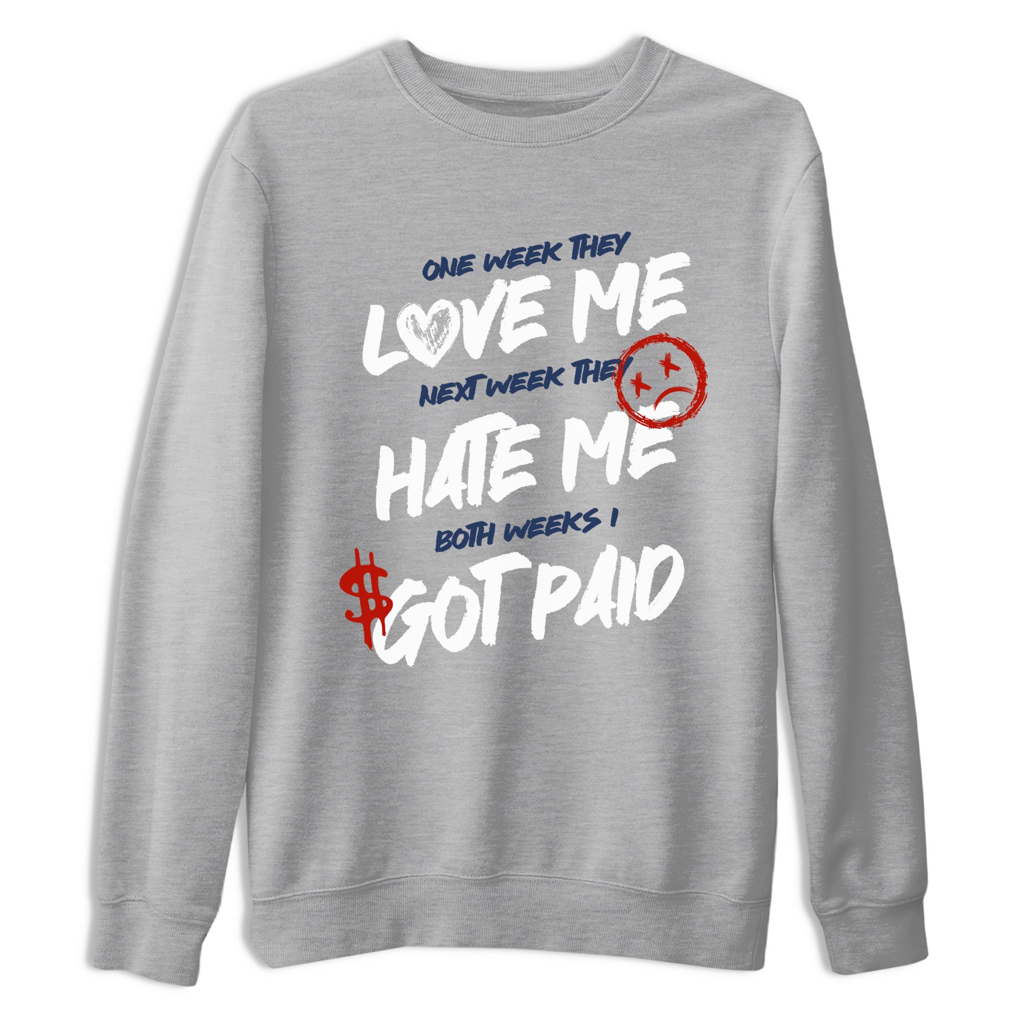 Sneaker match tees – Sneaker Tees To Match Air Jordan 11 Rare Air Shoes – I Got Paid Tee Heather Grey 2