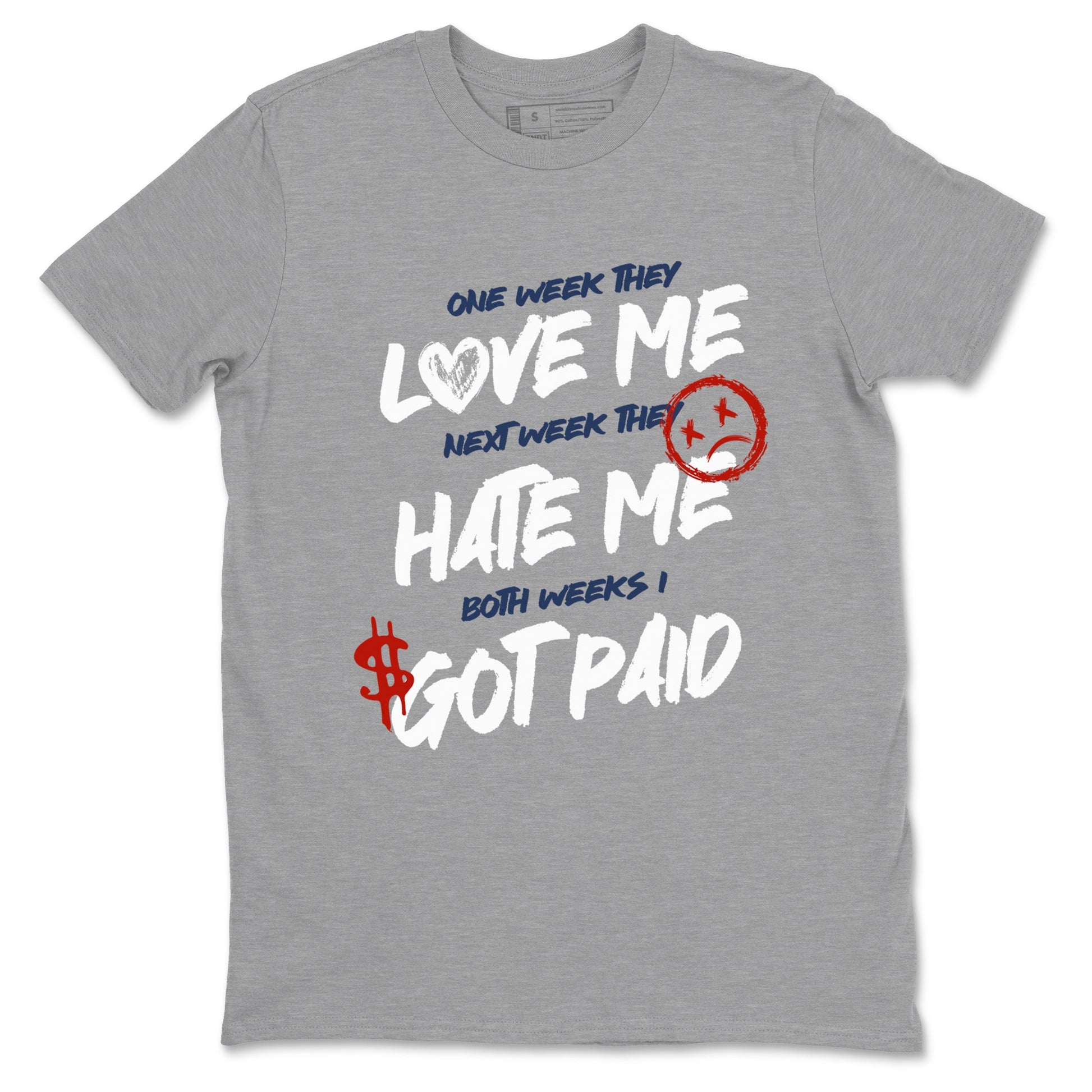 Sneaker match tees – Sneaker Tees To Match Air Jordan 11 Rare Air Shoes – I Got Paid Tee Heather Grey 2