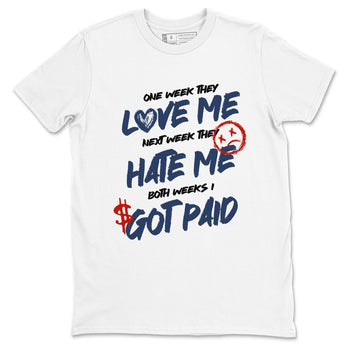 Sneaker match tees – Sneaker Tees To Match Air Jordan 11 Rare Air Shoes – I Got Paid Tee White 2