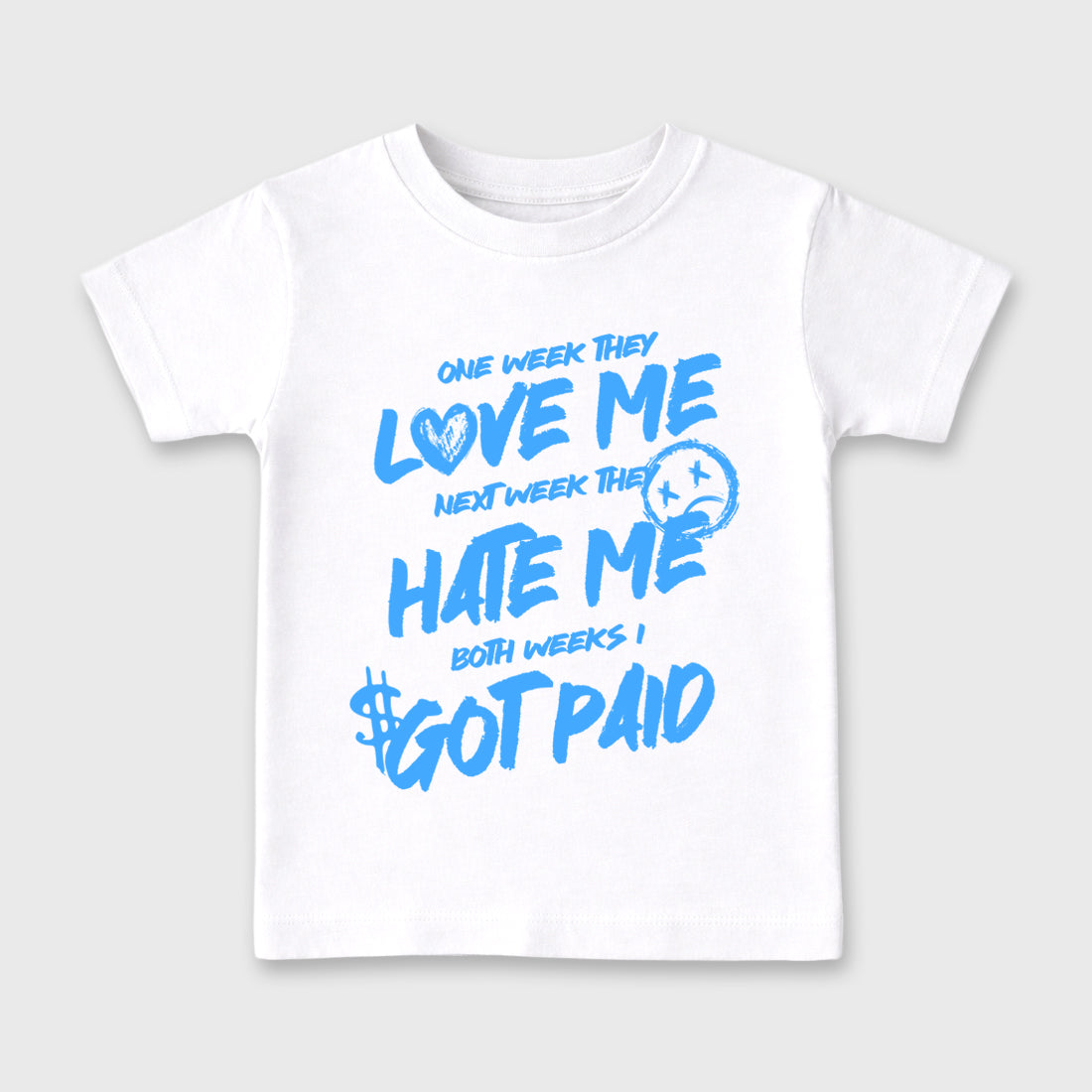 Sneaker match tees – Sneaker Tees To Match Air Jordan 11 University Blue Shoes – I Got Paid Kids T-Shirt White 2