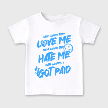 Sneaker match tees – Sneaker Tees To Match Air Jordan 11 University Blue Shoes – I Got Paid Kids T-Shirt White 2